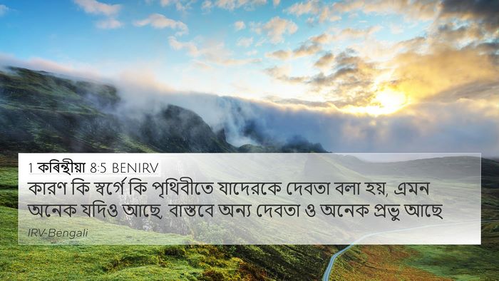 1 কৰিন্থীয়া 8:5 BENIRV Bible Verse Image