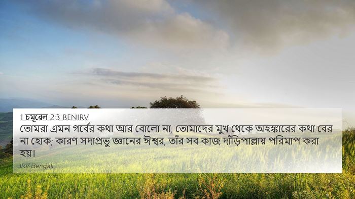 1 চমূৱেল 2:3 BENIRV Bible Verse Image