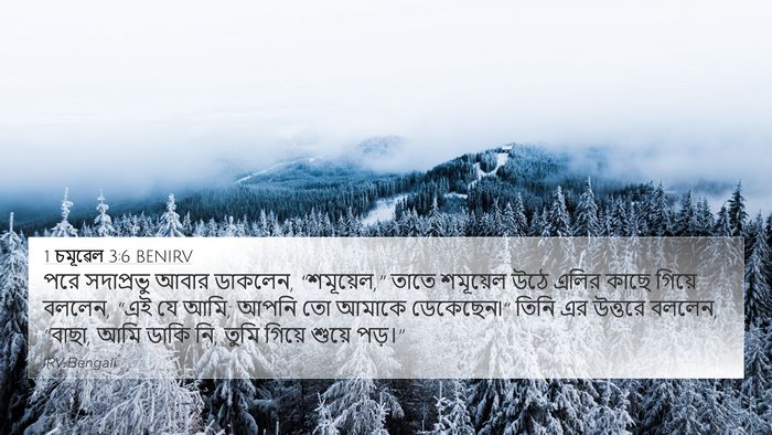 1 চমূৱেল 3:6 BENIRV Bible Verse Image