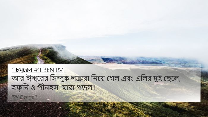 1 চমূৱেল 4:11 BENIRV Bible Verse Image