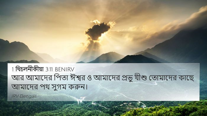 1 থিচলনীকীয়া 3:11 BENIRV Bible Verse Image