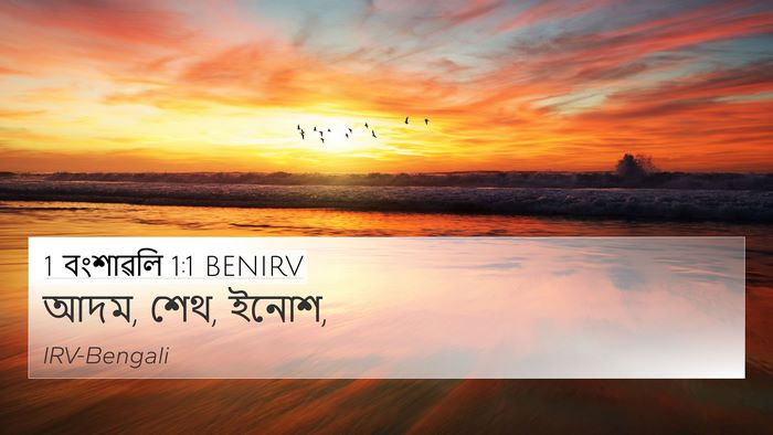 1 বংশাৱলি 1:1 BENIRV Bible Verse Image