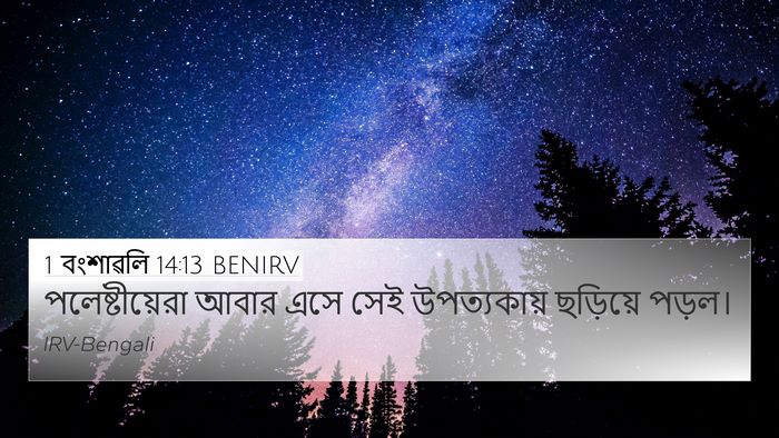 1 বংশাৱলি 14:13 BENIRV Bible Verse Image