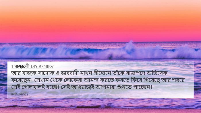 1 ৰাজাৱলী 1:45 BENIRV Bible Verse Image
