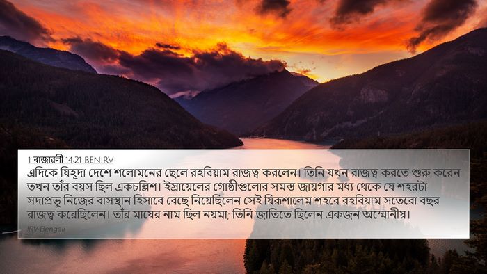 1 ৰাজাৱলী 14:21 BENIRV Bible Verse Image