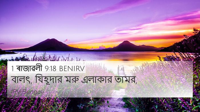 1 ৰাজাৱলী 9:18 BENIRV Bible Verse Image