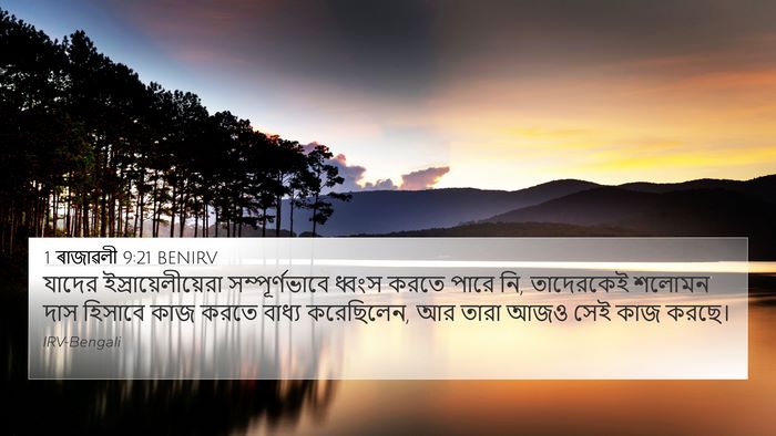 1 ৰাজাৱলী 9:21 BENIRV Bible Verse Image