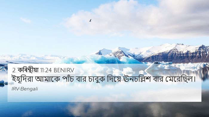 2 কৰিন্থীয়া 11:24 BENIRV 4K Wallpaper - ইহূদিরা আমাকে - 4K Wallpaper Bible Verse