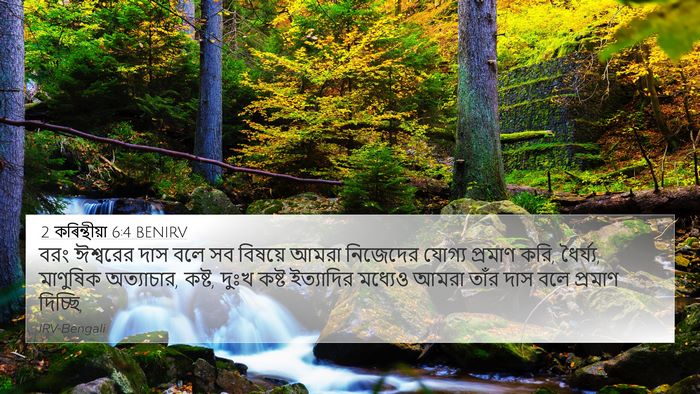 2 কৰিন্থীয়া 6:4 BENIRV Bible Verse Image