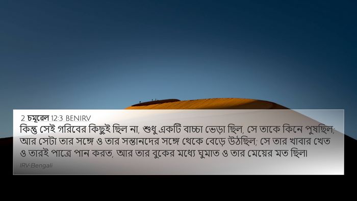 2 চমূৱেল 12:3 BENIRV Bible Verse Image