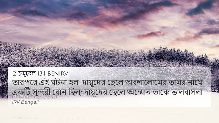 2 চমূৱেল 13:1 BENIRV Bible Verse Image