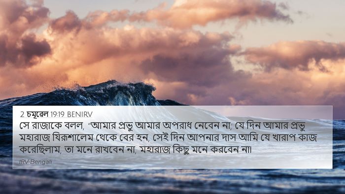 2 চমূৱেল 19:19 BENIRV Bible Verse Image