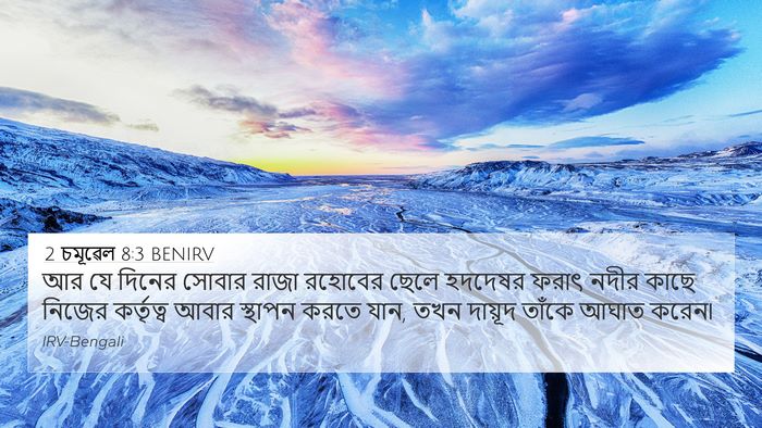2 চমূৱেল 8:3 BENIRV Bible Verse Image