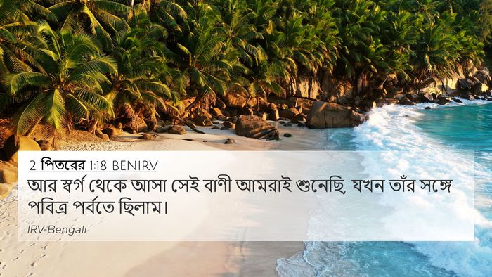 2 পিতরের 1:18 BENIRV Bible Verse Image