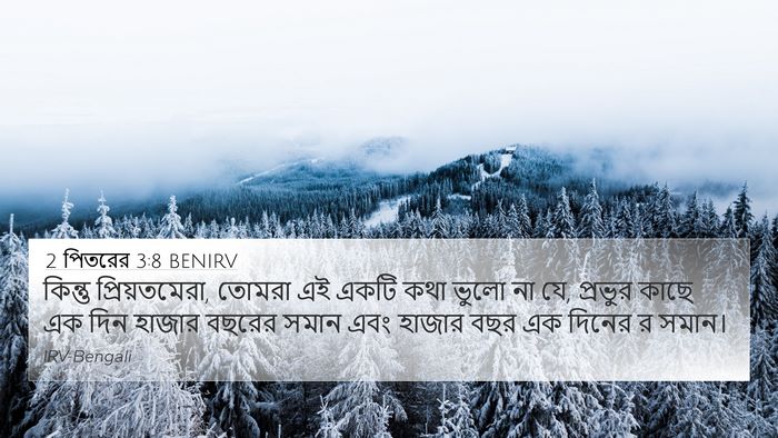2 পিতরের 3:8 BENIRV 4K Wallpaper - কিন্তু - 4K Wallpaper Bible Verse
