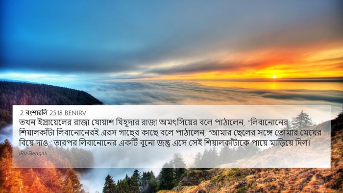2 বংশাৱলি 25:18 BENIRV Bible Verse Image