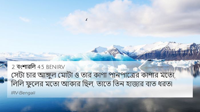 2 বংশাৱলি 4:5 BENIRV Bible Verse Image