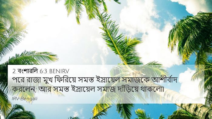 2 বংশাৱলি 6:3 BENIRV Bible Verse Image