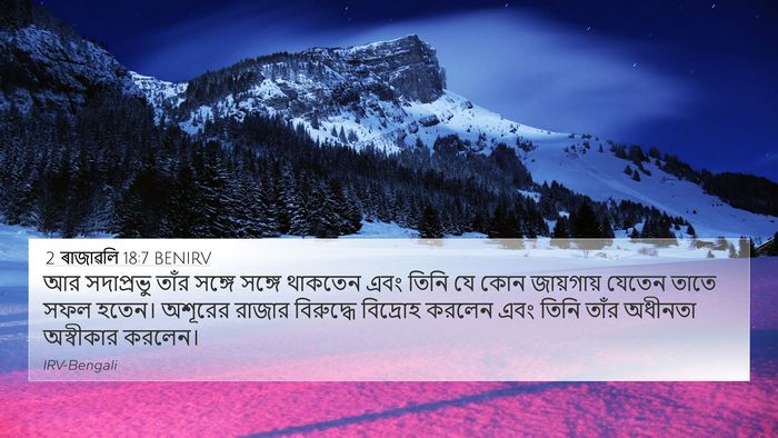 2 ৰাজাৱলি 18:7 BENIRV Bible Verse Image