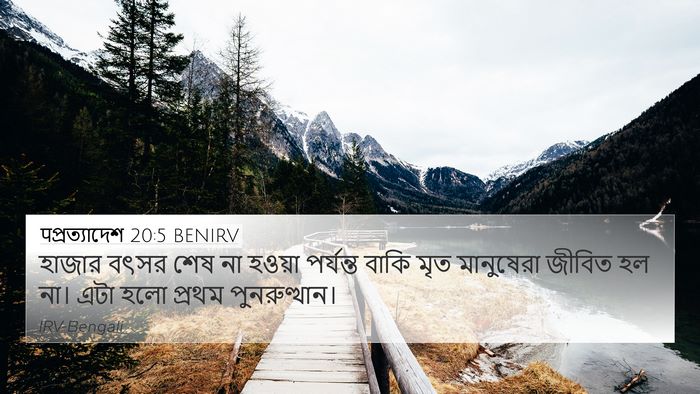 पপ্রত্যাদেশ 20:5 BENIRV Bible Verse Image