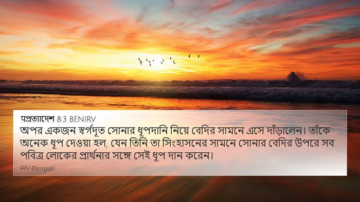 पপ্রত্যাদেশ 8:3 BENIRV Bible Verse Image
