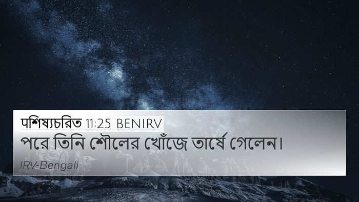 पশিষ্যচরিত 11:25 BENIRV Bible Verse Image