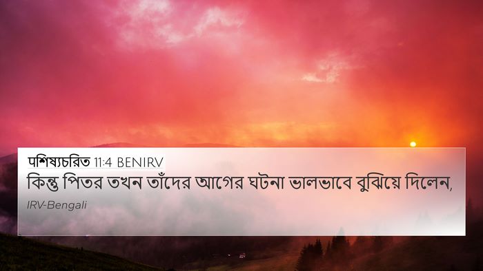 पশিষ্যচরিত 11:4 BENIRV Bible Verse Image