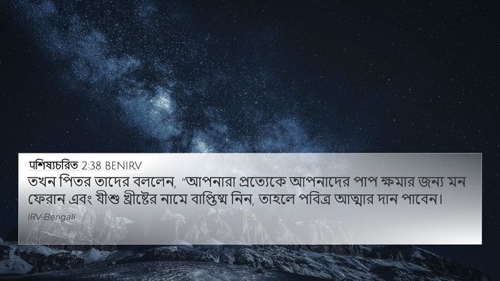 पশিষ্যচরিত 2:38 BENIRV Bible Verse Image