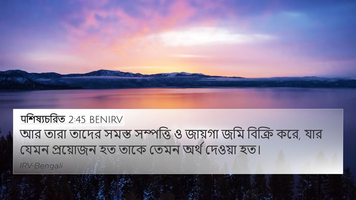पশিষ্যচরিত 2:45 BENIRV Bible Verse Image