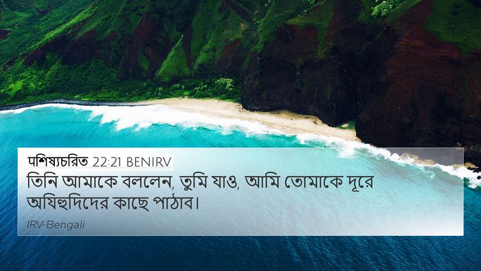 पশিষ্যচরিত 22:21 BENIRV Bible Verse Image