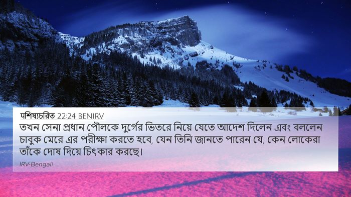 पশিষ্যচরিত 22:24 BENIRV Bible Verse Image