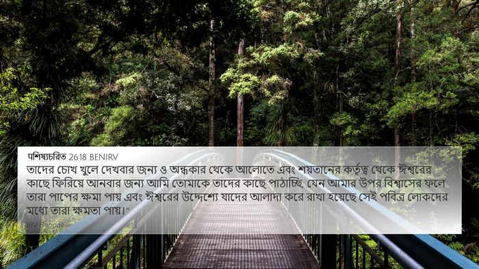 पশিষ্যচরিত 26:18 BENIRV Bible Verse Image