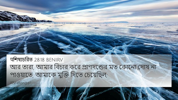पশিষ্যচরিত 28:18 BENIRV Bible Verse Image