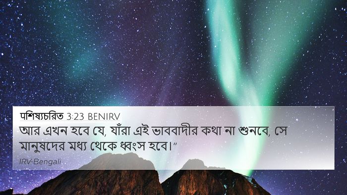 पশিষ্যচরিত 3:23 BENIRV 4K Wallpaper - আর এখন হবে যে, - 4K Wallpaper Bible Verse
