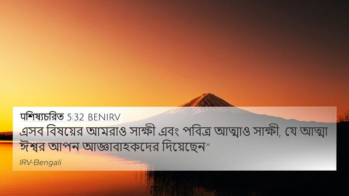पশিষ্যচরিত 5:32 BENIRV Bible Verse Image