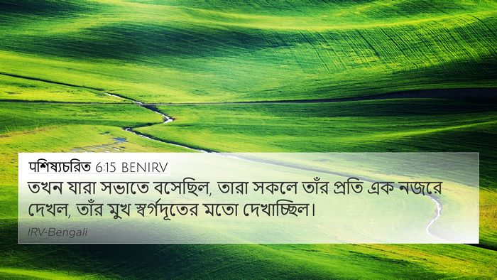 पশিষ্যচরিত 6:15 BENIRV Bible Verse Image