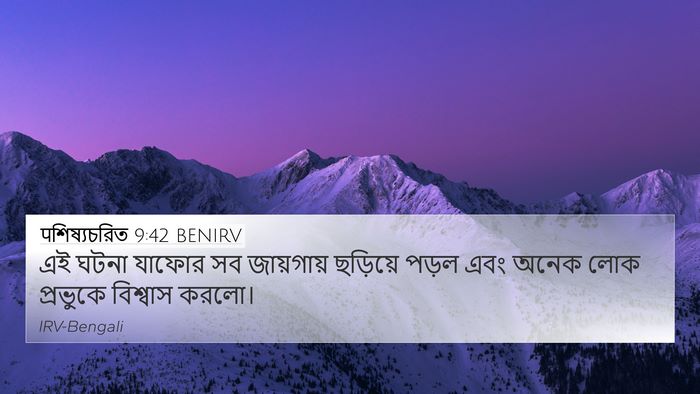 पশিষ্যচরিত 9:42 BENIRV Bible Verse Image