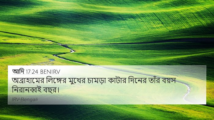 আদি 17:24 BENIRV Bible Verse Image