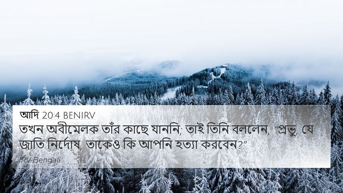 আদি 20:4 BENIRV Bible Verse Image