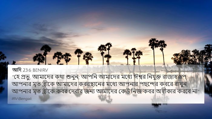 আদি 23:6 BENIRV Bible Verse Image