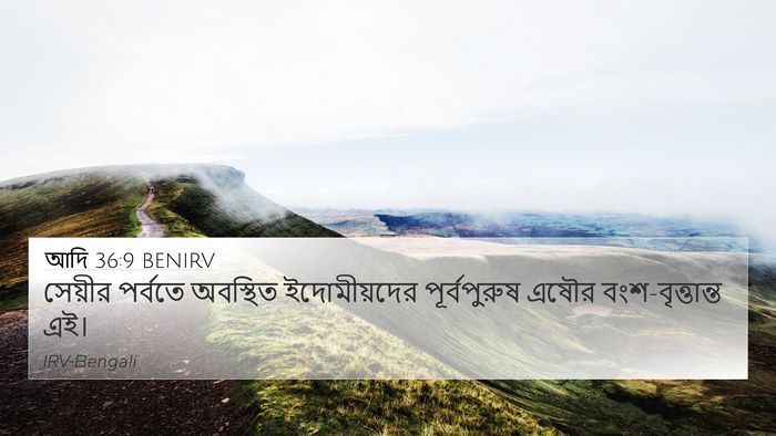 আদি 36:9 BENIRV Bible Verse Image