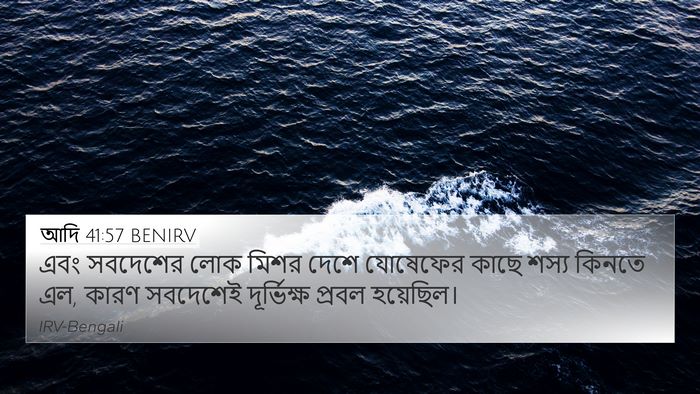 আদি 41:57 BENIRV Bible Verse Image