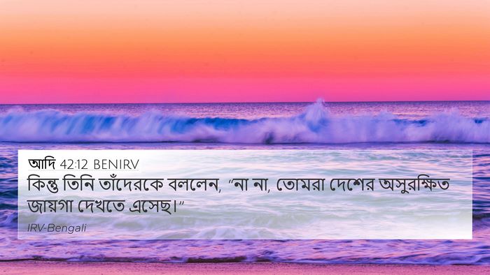 আদি 42:12 BENIRV Bible Verse Image