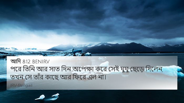 আদি 8:12 BENIRV Bible Verse Image