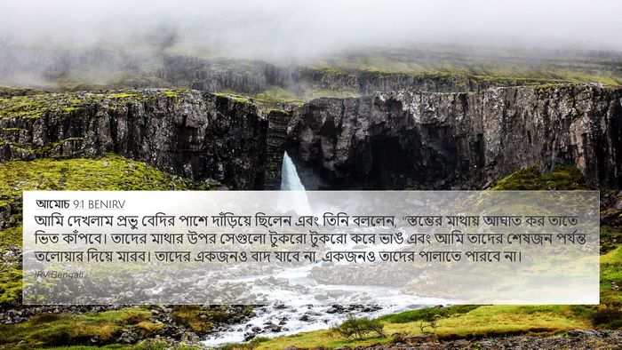 আমোচ 9:1 BENIRV Bible Verse Image