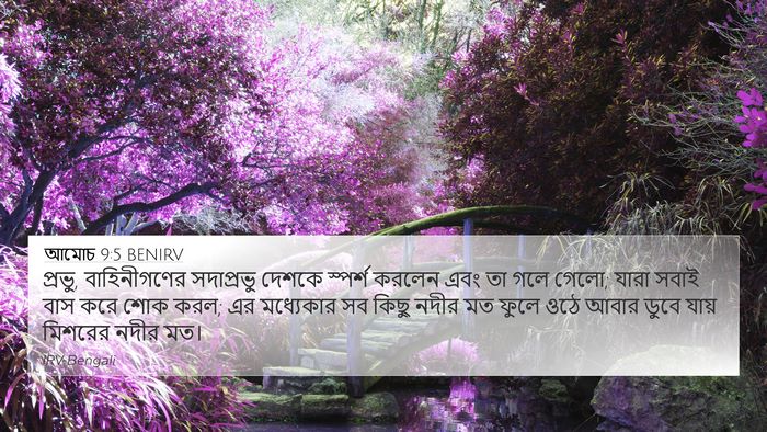 আমোচ 9:5 BENIRV Bible Verse Image