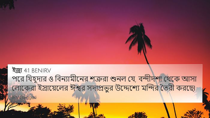ইজ্ৰা 4:1 BENIRV Bible Verse Image