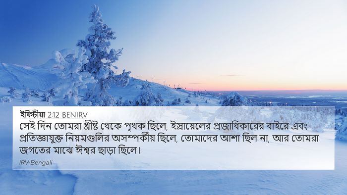 ইফিচীয়া 2:12 BENIRV Bible Verse Image