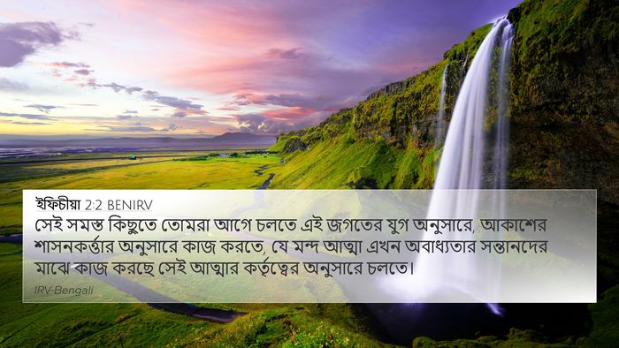 ইফিচীয়া 2:2 BENIRV Bible Verse Image