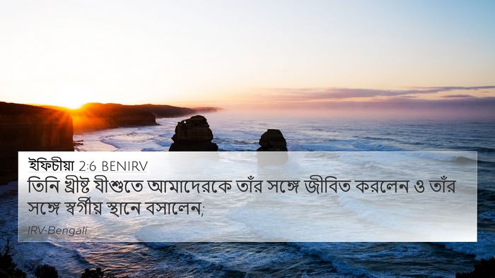 ইফিচীয়া 2:6 BENIRV Bible Verse Image